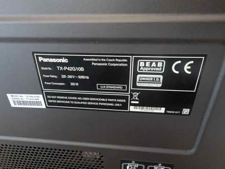 Photo of free 42" Panasonic plasma TV (Woodcote RG8) #2