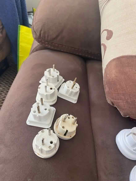 Photo of free European plugs + case. Alt (B32 Bartley Green) #1