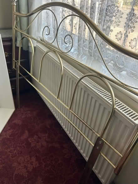 Photo of free Double bed frame with 2 drawers (LE6 Groby Leicester) #4