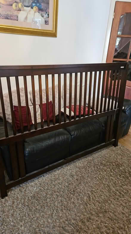 Photo of free Solid wood king size headboard (Merton Mitcham CR4) #1