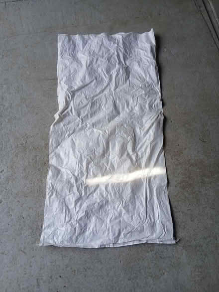 Photo of free large white woven plastic sack (Builth Wells LD2) #1