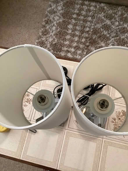 Photo of free 2 lamp bases with shades (Bearwood BH11) #2