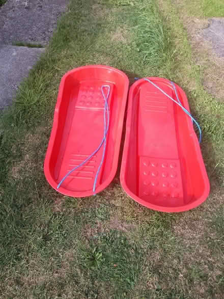 Photo of free Plastic sledges (Wa9 3ss) #2