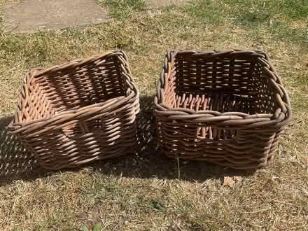 Photo of free Wicker baskets x 2 (Strood ME2) #1