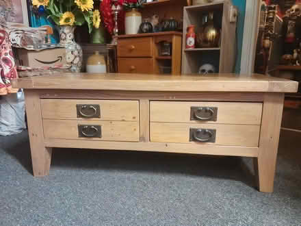 Photo of free Solid wooden coffee table (Redditch B98) #2