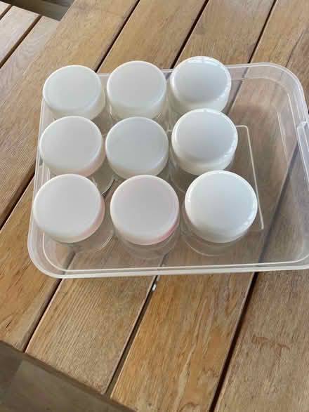 Photo of free 9 small Glass Jars (Chewton Keynsham BS31) #2