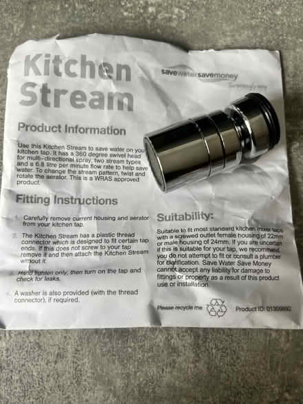 Photo of free Kitchen Stream (Kings Hill ME19) #3