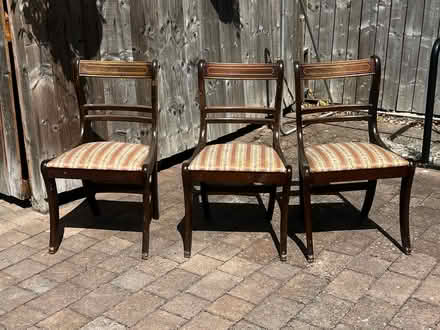 Photo of free Dining chairs x 3 (CR7 Thornton heath) #1