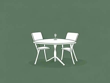 Photo of Small dining table and chair (Ecclesall S11) #1