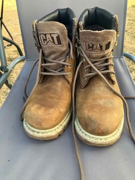 Photo of free Tan leather Caterpillar boots (Coulsdon, CR5) #3