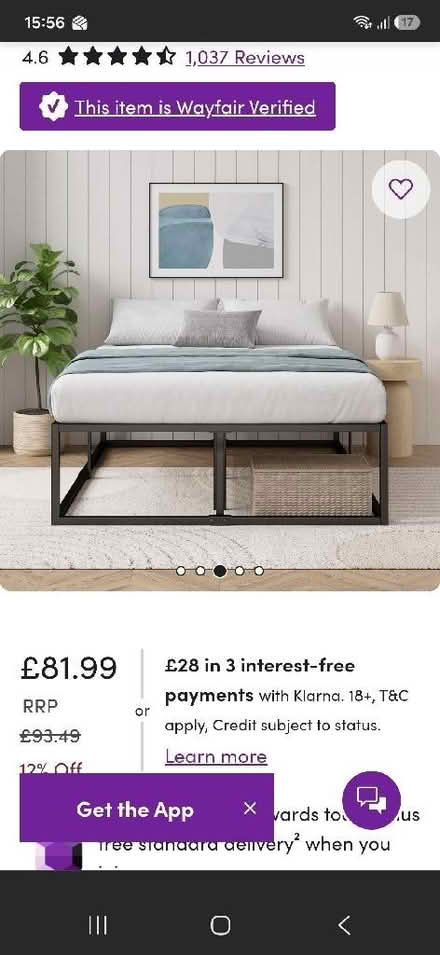 Photo of free Double Platform Bed (Bisley Road GL5) #2