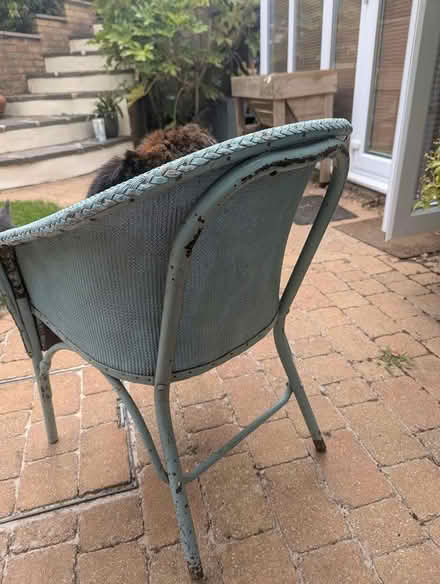 Photo of free For repair - Lloyd loom chair (Wheathampstead AL4) #3