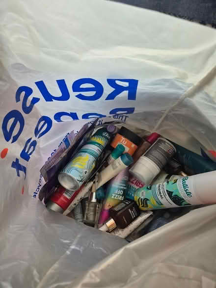 Photo of free Tesco bag full of hair and skin car (Harold wood Rm3 0gd) #1
