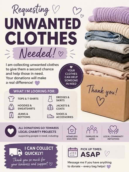 Photo of bundles of clothes (Ub8) #1