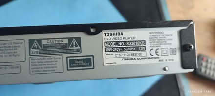 Photo of free Toshiba DVD Player spares/repair (Stanley Green BH15) #1
