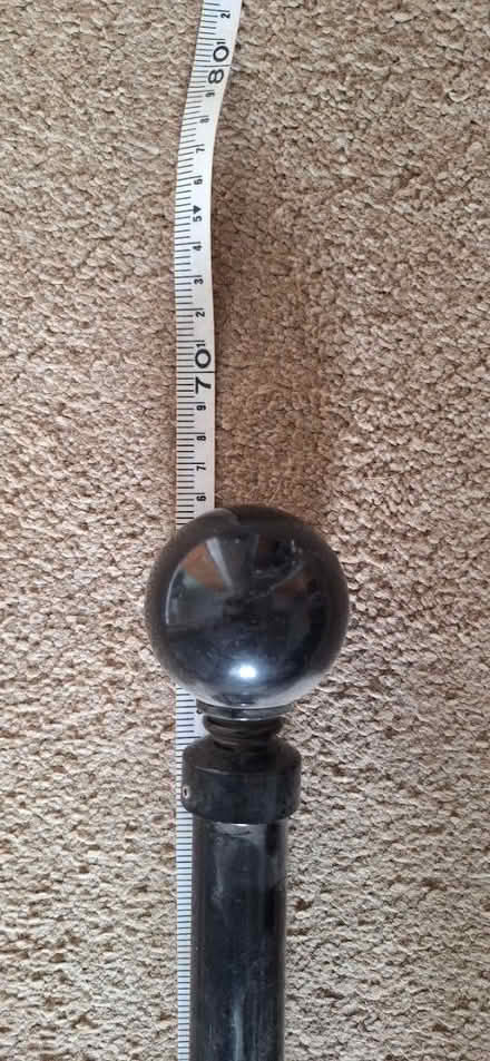Photo of free Long black Metal curtain pole (South Green CM11) #4
