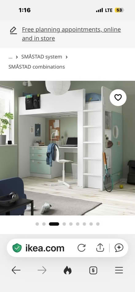 Photo of free Bed-desk-dresser (Orwell Bank) #1