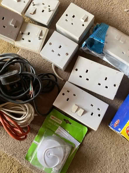 Photo of free Mixed sockets & cables (Feltham TW14) #3