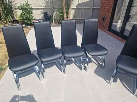 Photo of free 6 x Faux Leather Dinning Chairs (Rugby - Cawston CV22) #1