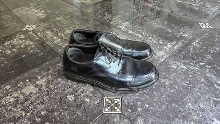 Photo of free Men's Black Dress Shoes Size 9.5 (River Hill) #1