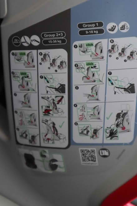 Photo of free Child car seat (Hanwell W7) #3