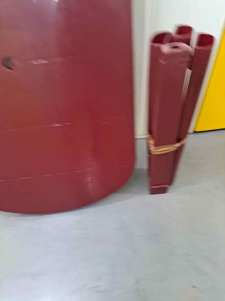 Photo of free Burgundy Garden Table & Chairs (Crofton Park, Brockley) #4