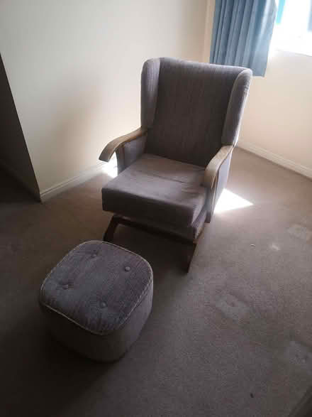 Photo of free Table and 4 chairs, recliner and rocking chair with stool (Central Lancaster LA1) #2