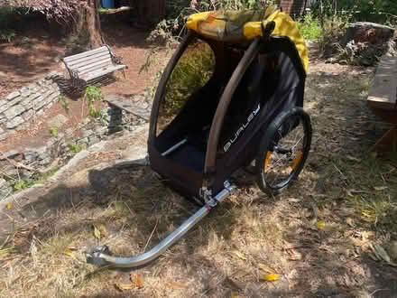 Photo of free Burley bike trailer (Cedar Rose area in Berkeley) #1