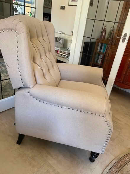 Photo of free Cream Recliner Armchair (Hersham KT12) #2