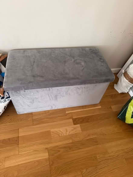Photo of free Grey ottoman (East Village E20) #1