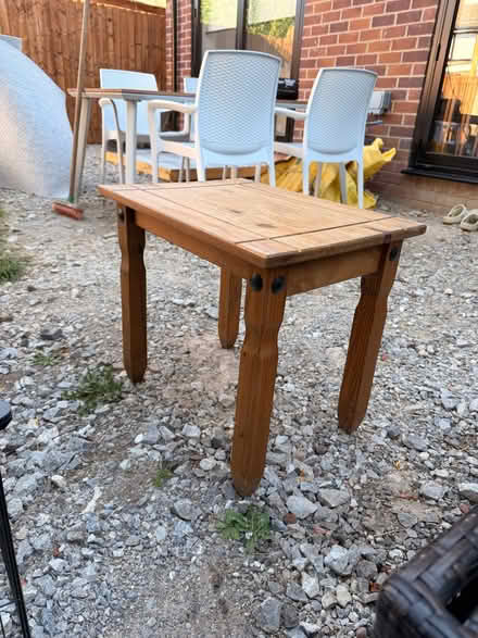 Photo of free Wooden side table (Neston CH64) #1
