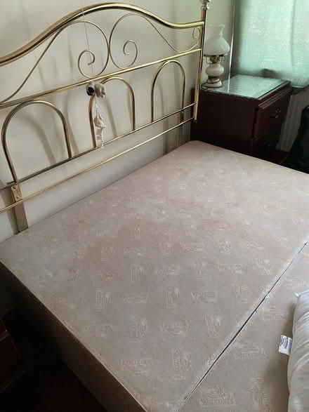 Photo of free Double bed frame with 2 drawers (LE6 Groby Leicester) #1