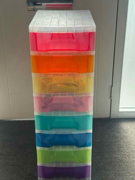Photo of free Rainbow arts and crafts drawer set (SL2) #1