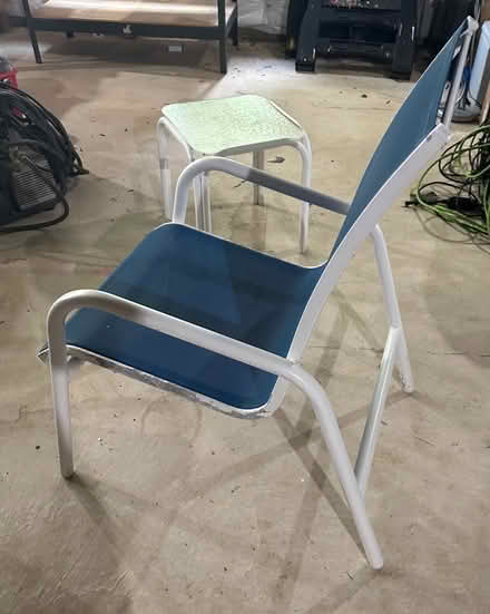 Photo of free Sling chairs, side tables, table (near TurkPark 1) #2