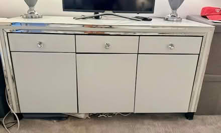 Photo of free Mirrored /glass cabinet 143cm x 44cm (Earls Court SW10) #1