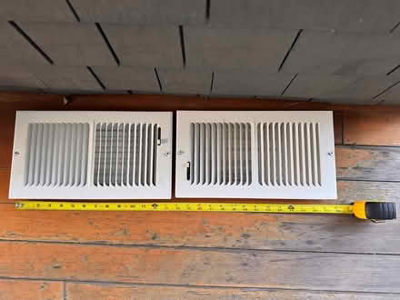 Photo of free 2 White Heating Vents (Wallingford) #1