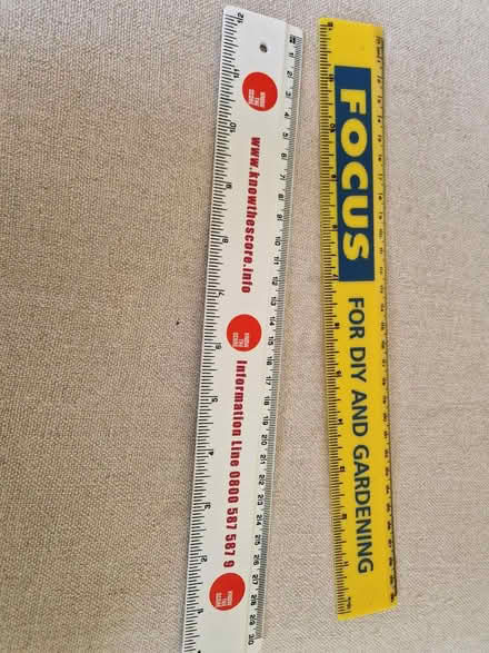 Photo of free 2 rulers (Juniper Green, EH14) #1