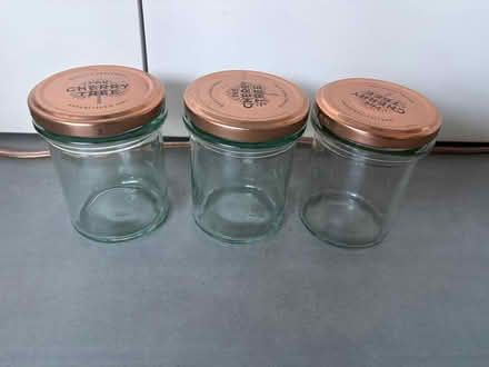 Photo of free Set of three small glass jars (Union Street, Borough SE1) #2