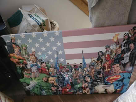 Photo of free Marvel wall canvas great condition (Swinton M27) #1