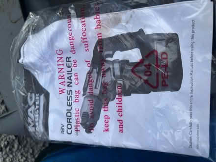 Photo of free MAC Allister cordless nailer (Stanley PH1) #3