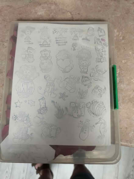 Photo of free Assorted rubber stamps (Odenton, near Odenton Elem) #1