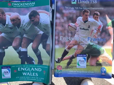 Photo of free Rugby and Cricket match Programmes (YO61) #1