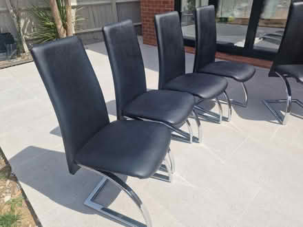 Photo of free 6 x Faux Leather Dinning Chairs (Rugby - Cawston CV22) #2