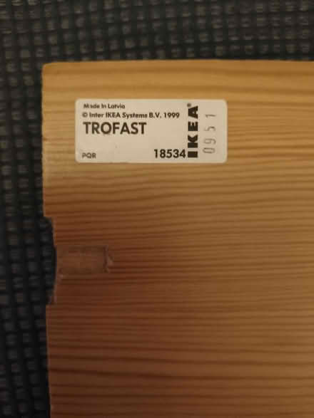 Photo of free Ikea Trofast wooden shelf.44 cm wide (Wood Green N22) #2