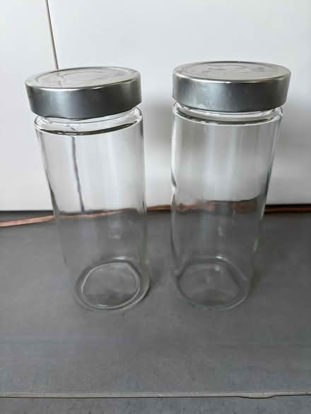 Photo of free Pair of large glass jars (Union Street, Borough SE1) #1