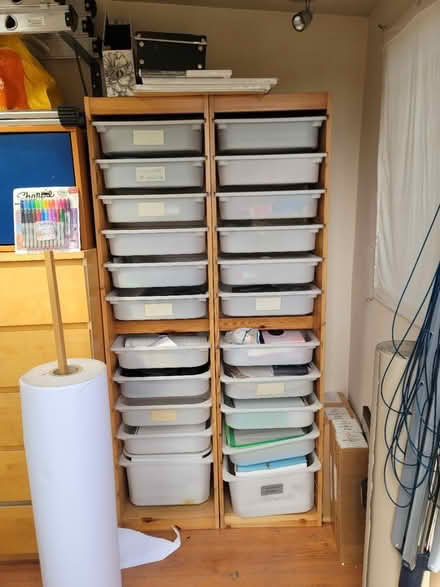 Photo of free Tall storage draws + craft stuffs (Rotherham S60) #1