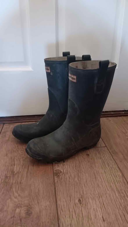 Photo of free Pair of Hunter wellies, size 6 (Combe Down BA2) #1