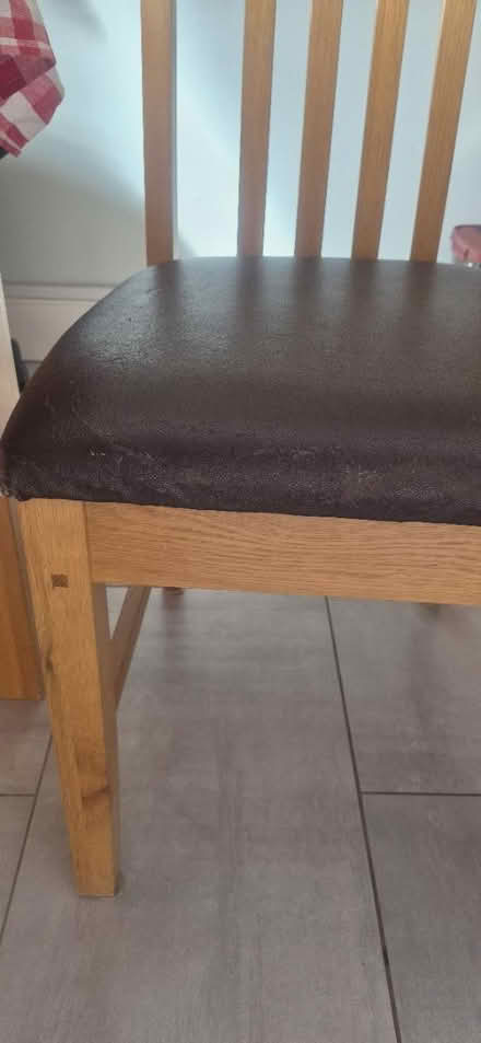 Photo of free Solid Oak Kitchen Table & 6 chairs (Balbriggan) #4
