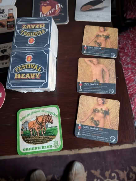 Photo of free 130+ Vintage Beer Mats Man Cave (Mold CH7) #2