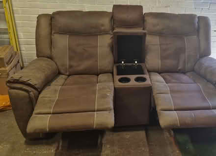 Photo of free Brown Reclining 2 Seater Sofa (Butlocks Heath SO31) #1